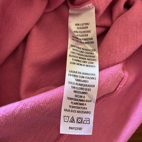 Guy Harvey Pink Sweatshirt Hoodie Turtle Design Woman Size Medium Pullover - Picture 6 of 8